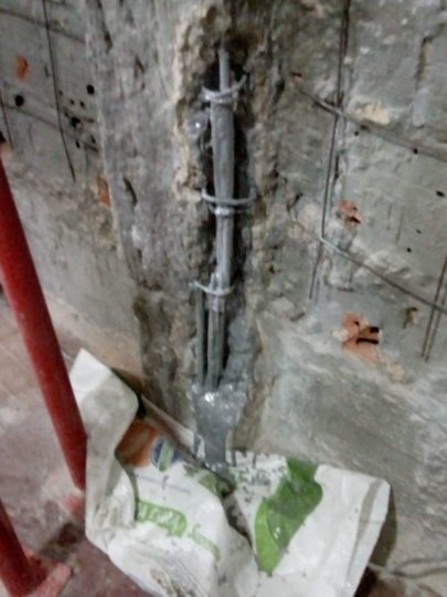 Ancoragem de armadura em projeto de reforço estrutural